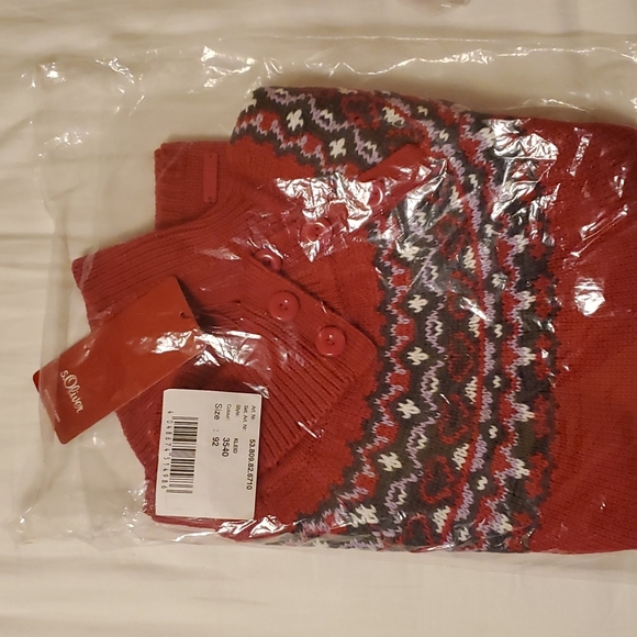 Toddler Girl Red Holiday Dress - Picture 3 of 3